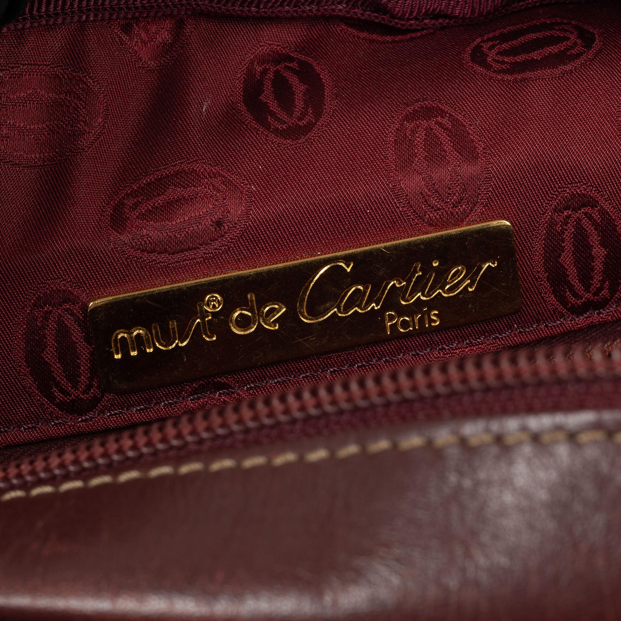 Cartier, Vintage bag and wallet.