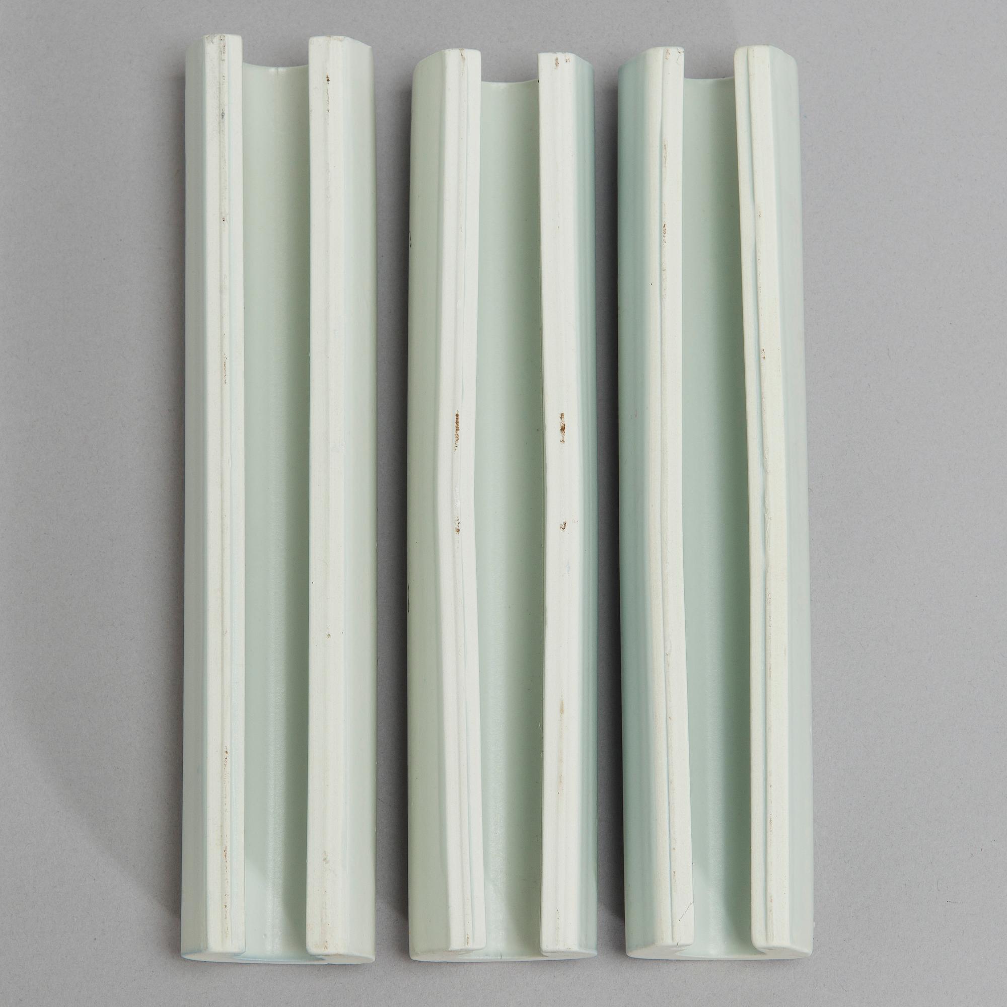 ALVAR AALTO タイル ARABIA ブラウン Alvar Aalto, Three tile bars by Arabia mid 1950s. - Bukowskis