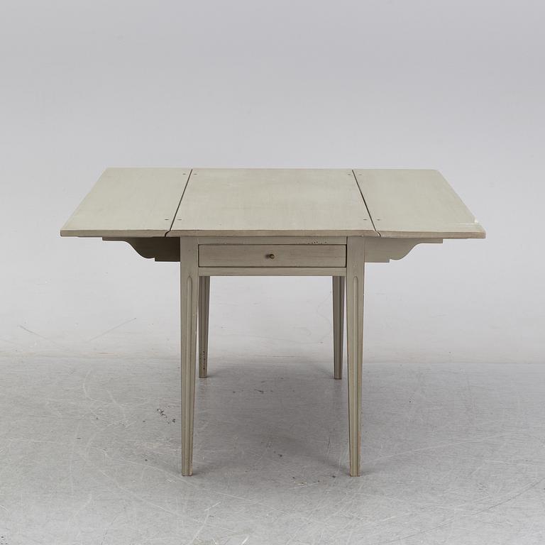 An 'Alunda' drop leaf table from Ikea, 1990's.