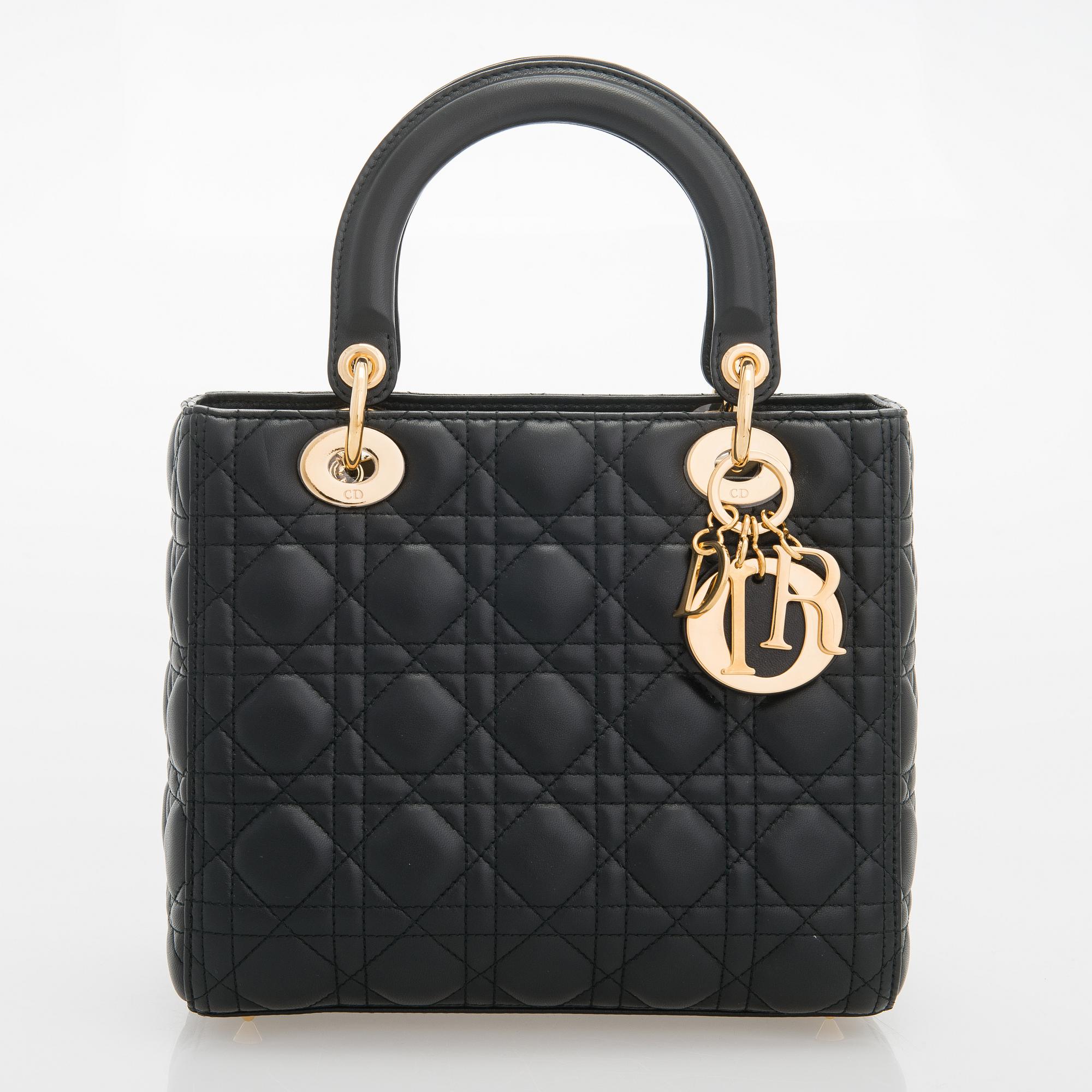 Christian Dior, "Lady Dior medium", väska.