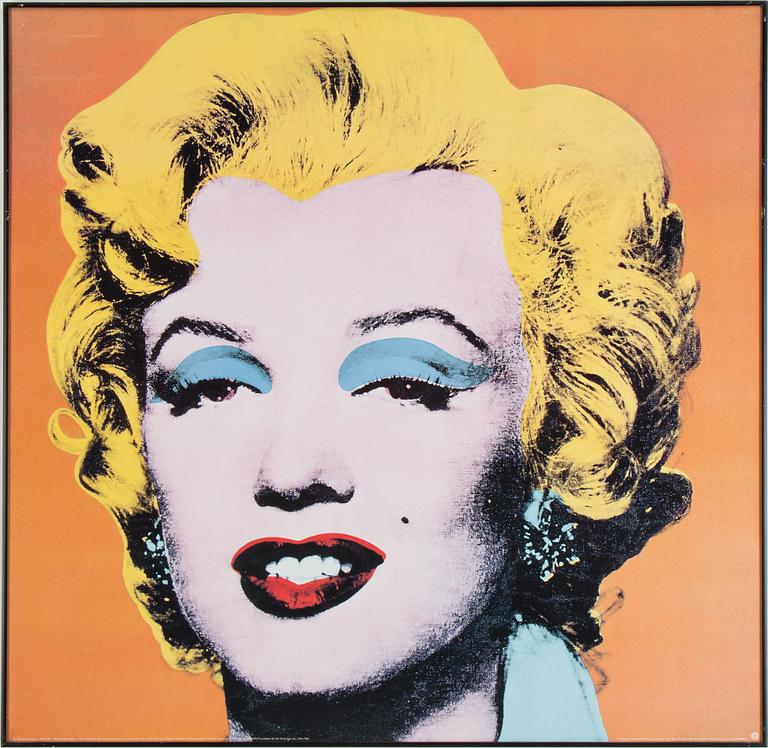 ANDY WARHOL, efter, offsetlitografi / poster. The Andy Warhol Foundation, 1993.