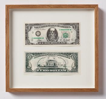 Cildo Meireles, "Zero Dollar".