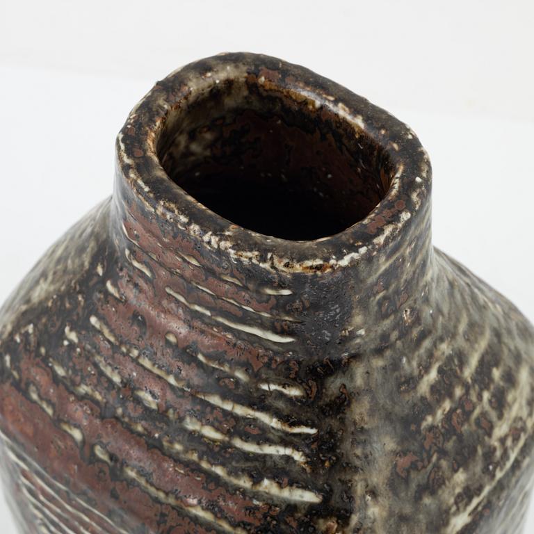 Carl-Harry Stålhane, a unique stoneware vase, Rörstrand, Sweden.