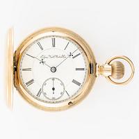 Elgin National Watch Company, fickur, "B.W. Raymond
", savonett, 14K guld, 55 mm.
