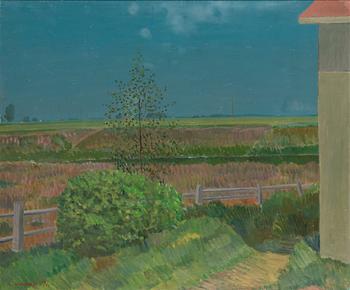 Veikko Vionoja, oil on board, signed and dated -71.