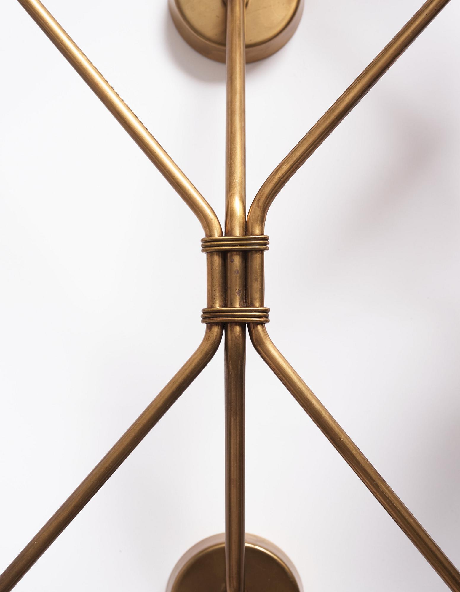 Hans Bergström, monumental taklampa, ateljé Lyktan, Åhus, 1940-50-tal.