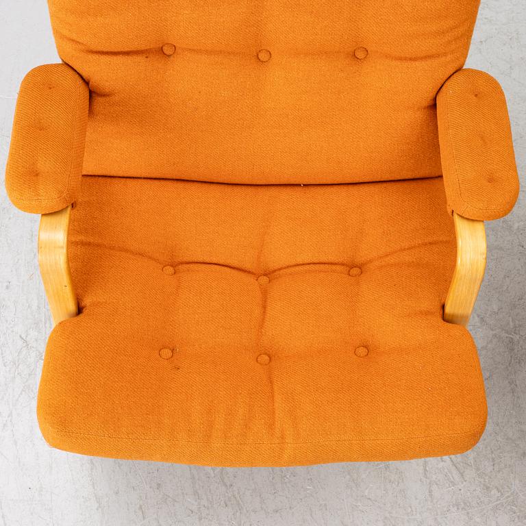 Bruno Mathsson, a pair of 'Ingrid' armchairs, Dux.