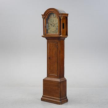A George II longcase clock by Joseph Knowles, Epsom, first part of the 19th Century.