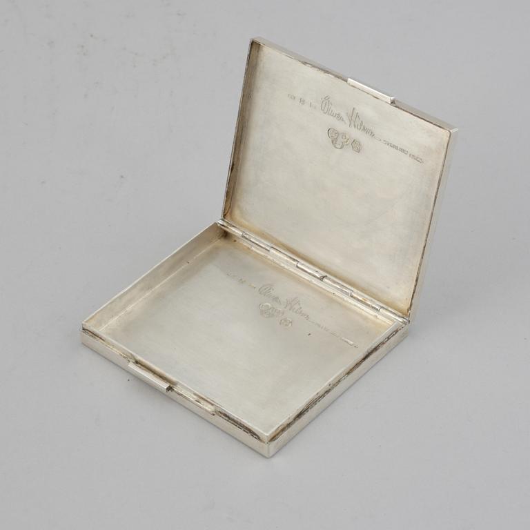 Wiven Nilsson, a sterling silver case, Lund 1960.