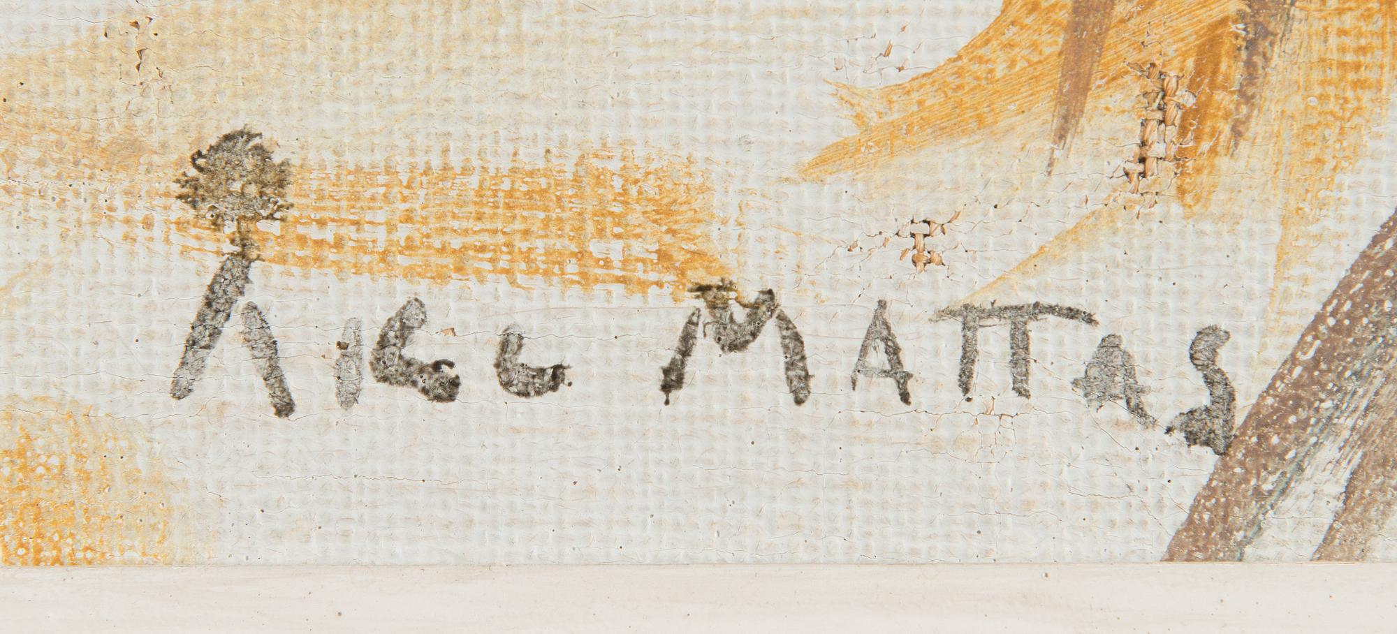 Åke Mattas, Kerttu Wiklundin muotokuva.