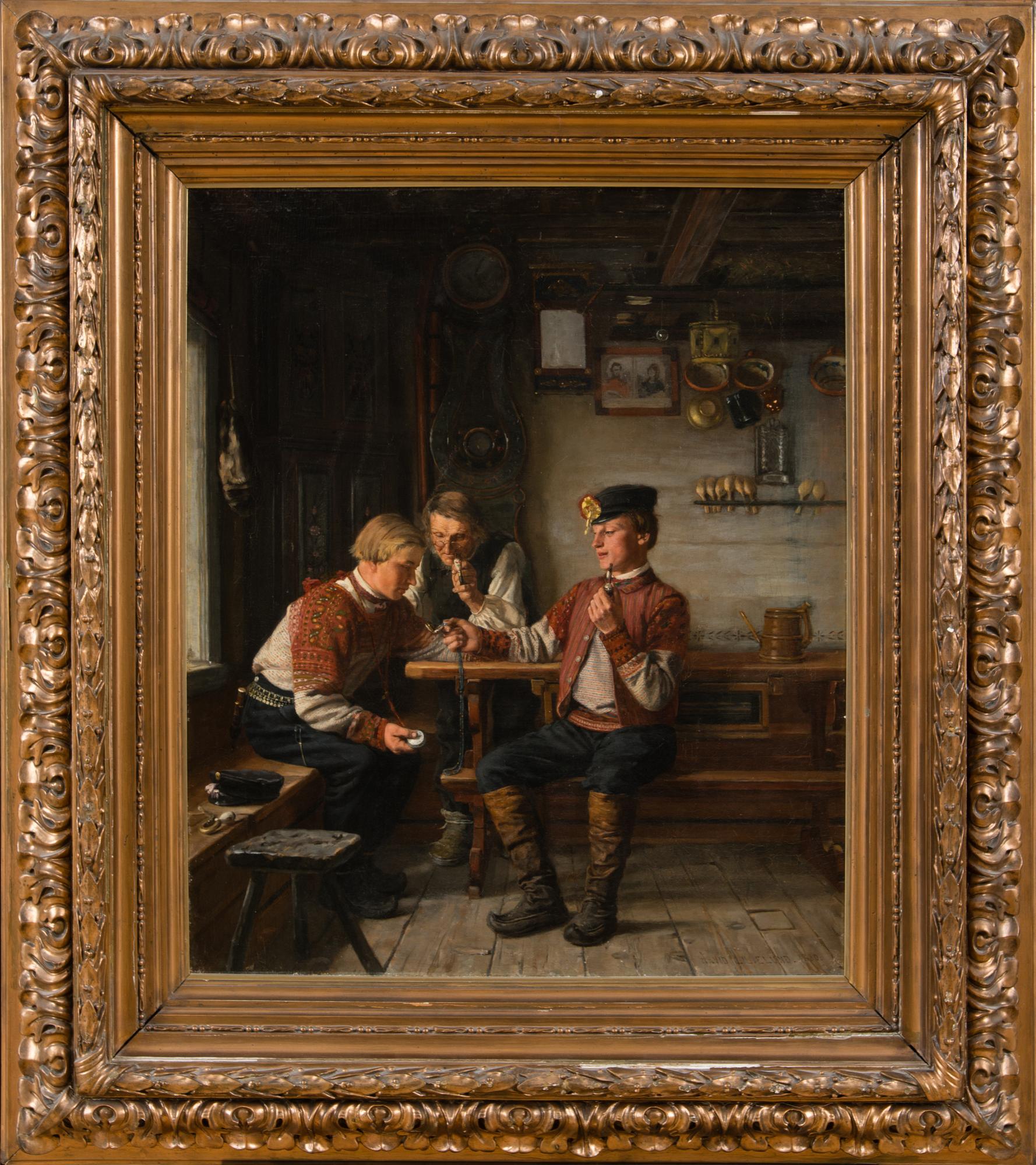 ARVID LILJELUND, "EXCHANGING CLOCKS".