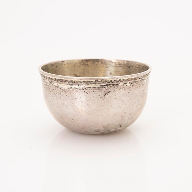 Tumbler, silver, Hans Stadius (active 1722–1735), Kristianstad.