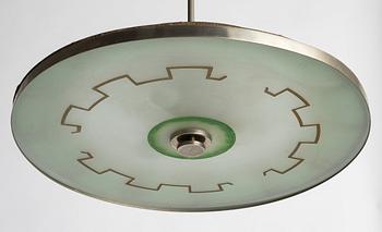 A 1920's/30's Swedish Grace ceciling lamp.