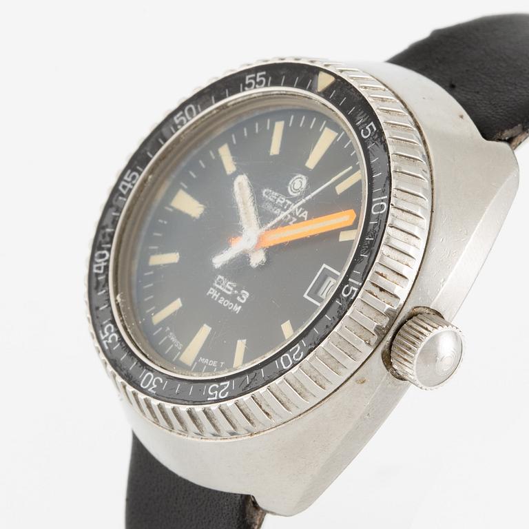 Certina, DS-3, PH 200M, wristwatch, 40 mm.