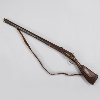 A percussion rifle 18th century.