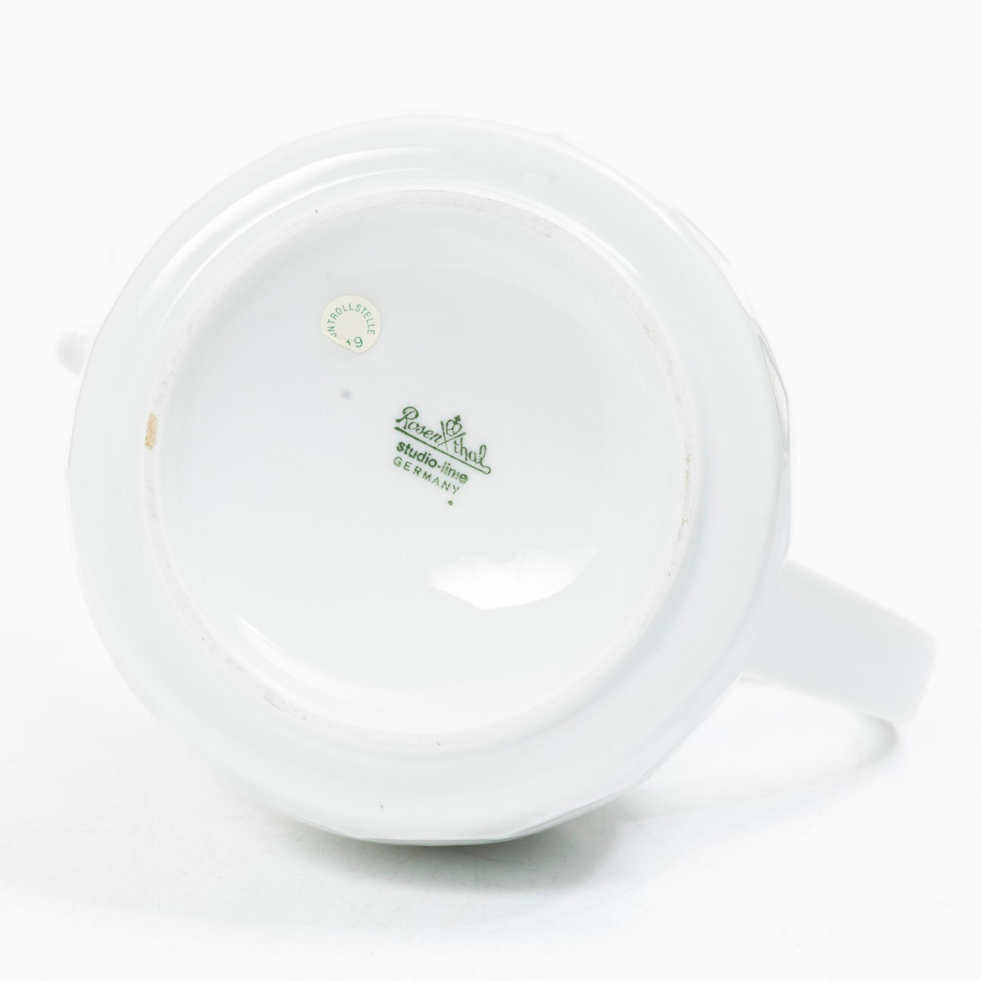 Björn Wiinblad, A 116 piece "Lotus" service, Studio Line, Rosenthal, Germany.