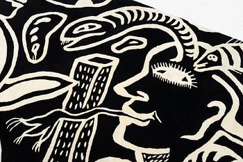 Ulrica Hydman-Vallien, rug, "Esperanto", approx. 224 x 157 cm.