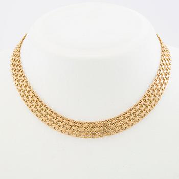 Necklace X-link 18K gold.