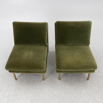 A pair of 'April' armchairs, Newport.