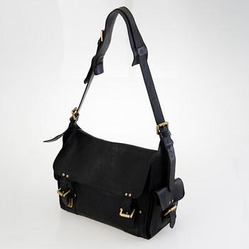 MULBERRY Black Leather Rockley Satchel.