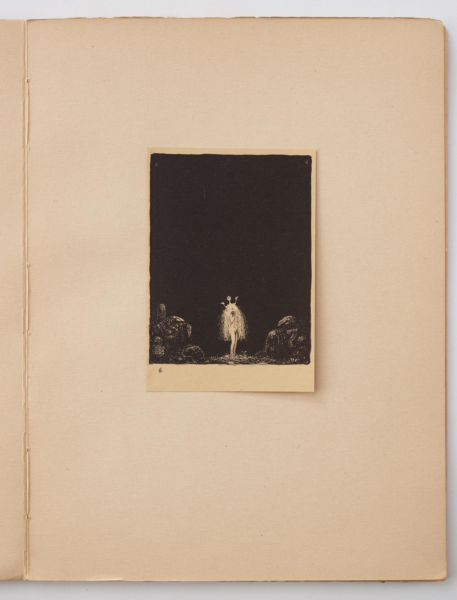John Bauer, "Troll" 10 litografier i mapp/bok.