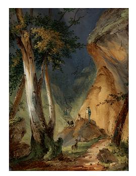 363. Pehr Gustaf von Heideken, Mountain landscape.