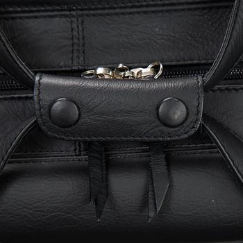 Five brack leather bags from Schedoni, Italy. For Ferrari 456.