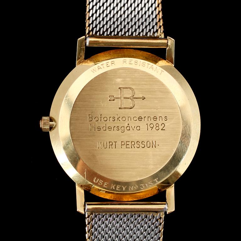 ARMBANDSUR, 18 k guld, Tissot Seastar, 1980-tal, quartz.