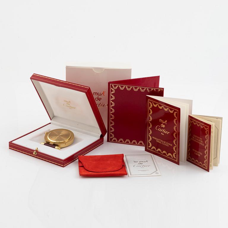 Cartier, väckarur, 54 mm.