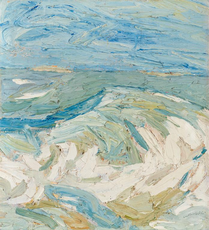 Evert Lundquist, "Lilla vågen" (Skiss till "Vågen II", Moderna Museet).