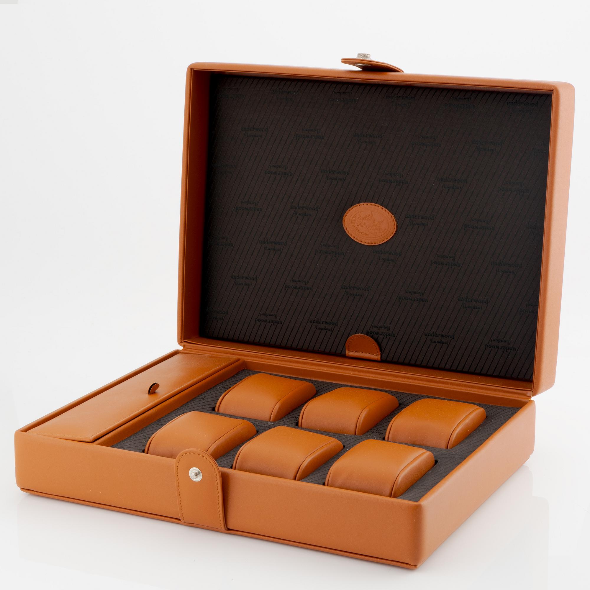 Underwood London Watch Storage Box for six Watches. Bukowskis