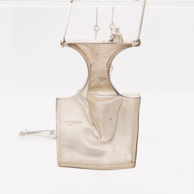 Björn Weckström, necklace, "Barbarella", sterling silver, for Lapponia, Finland.
