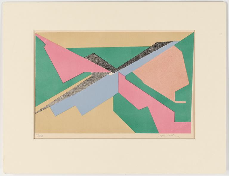 PARTI GRAFIK, 19 delar, blandad teknik, bl.a Jacques Villon, Françoise Gilot och Axel Olson.