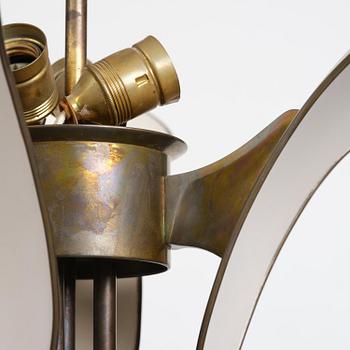 Carl-Axel Acking, taklampa, modell "980", Bröderna Malmströms Metallvarufabrik, Malmö, 1940-tal.