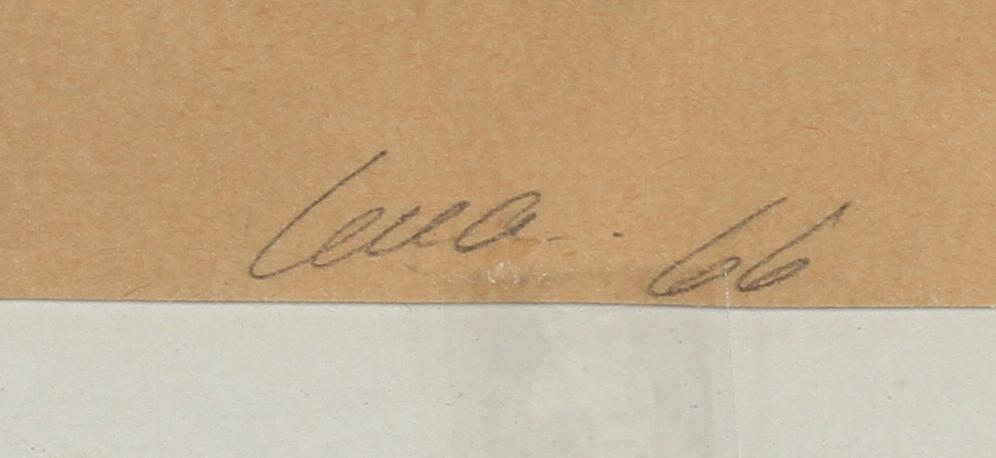 LENA SVEDBERG, teckning, sign o dat -66.