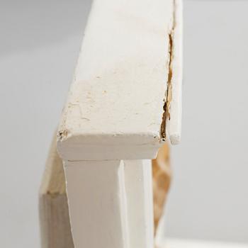 A late gustavian bed, around the year 1800.