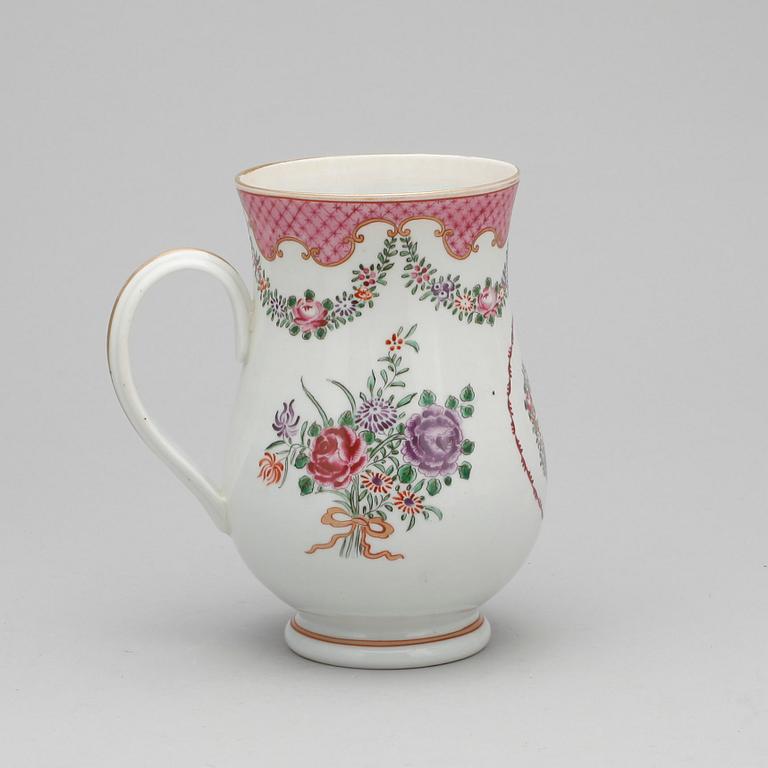 MUGG, porslin, möjligen Samson, Frankrike, 1800-talets slut.