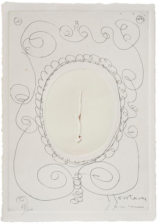 Lucio Fontana, "Fanny Hill".