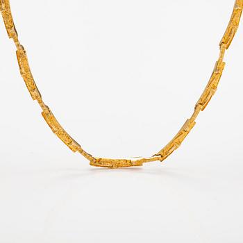 Björn Weckström, Halsband "Tundra", 18K guld. Lapponia.