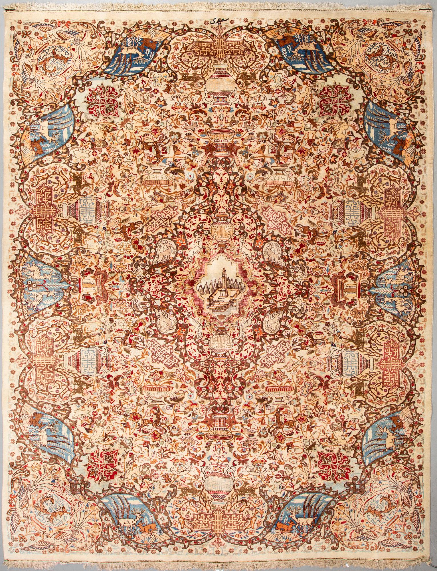 A CARPET, Kashmar, ca 500 x 300 cm.