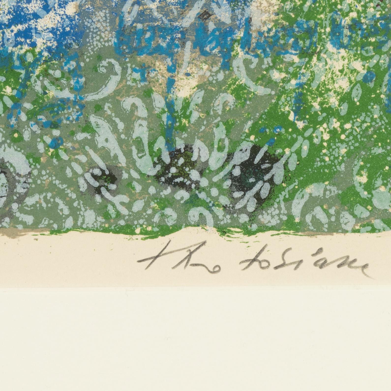 Theo Tobiasse, lithograph in colours, signed 136/200.