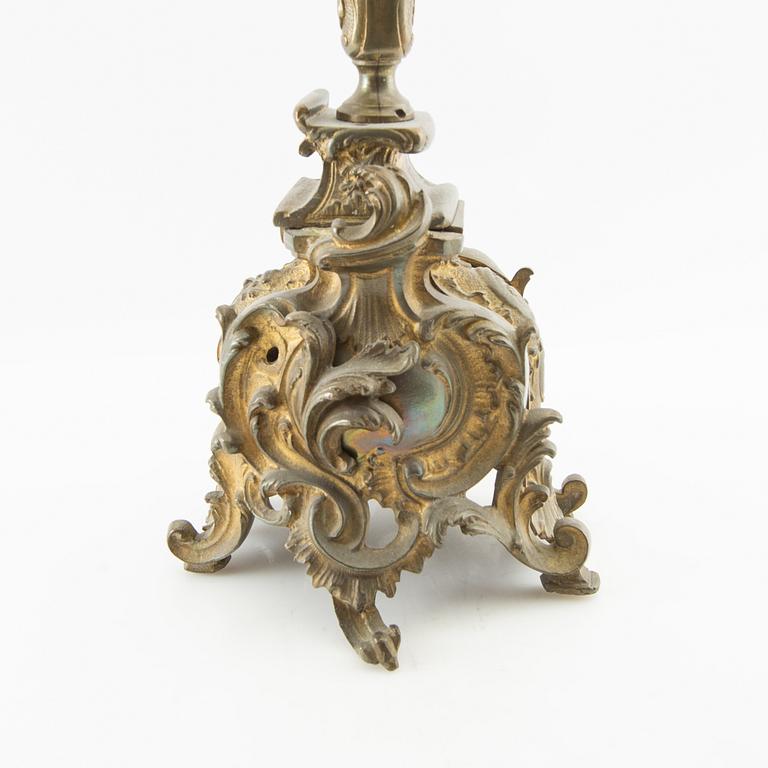 Candelabrum Louis XV style, first half of the 20th century.