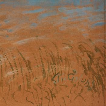 Elis Åslund, Borgholms slottsruin.