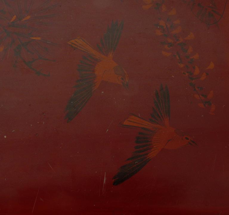 ASK MED LOCK. Japan, sk lackarbete.