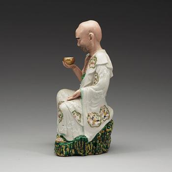 A figure of a Lohan, presumably Japan, early 20th century.