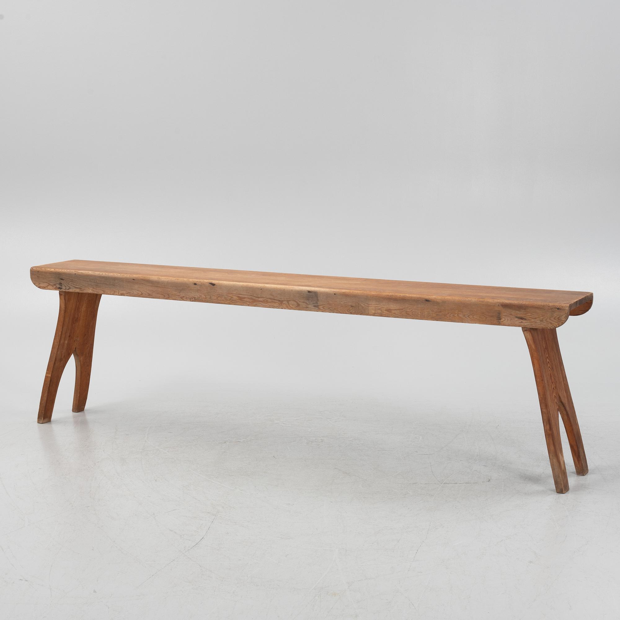 Bench, folk art, early 20th century.