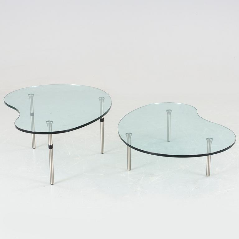 ENZO MARI, soffbord, 2 st, "Ambo", Zanotta, Italien.