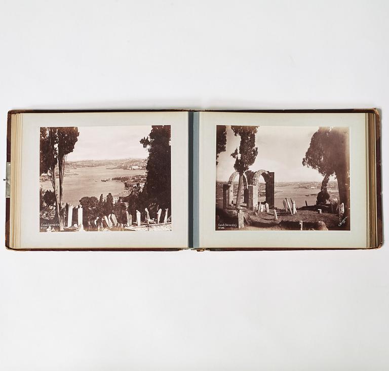 GUILLIAUME GUSTAVE BERGGREN (1835-1920), 47 albumen prints, Constantinople et Athènes.