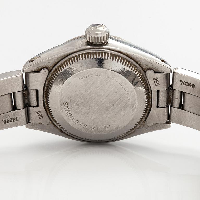Rolex, Lady-Date, 26 mm, teräs, automaattinen, pleksilasi, 1970-luku.