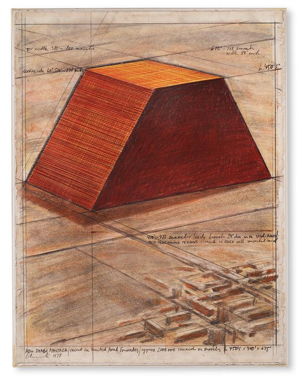 Christo & Jeanne-Claude, Abu Dhabi Mastaba (project for United Arab Emirates).